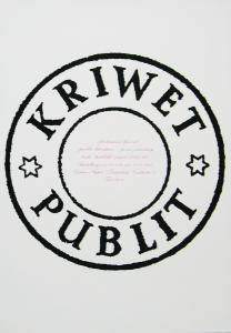 Kriwet, Ferdinand - 1965 - Galerie Niepel Düsseldorf (Publit)
