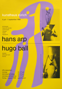 Müller-Brockmann, Josef - 1986 - Kunsthalle Zürich (Hans Arp - Hugo Ball)