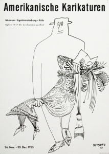 Steinberg, Saul - 1955 - Eigelsteintorburg Köln (Amerikanische Karikaturen)