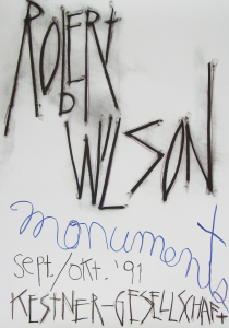 Wilson, Robert - 1991 - Kestner-Gesellschaft  Hannover