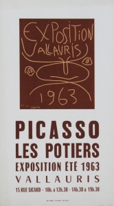 Picasso, Pablo - 1963 - Exposition Vallauris (Les potiers / Exposition été)