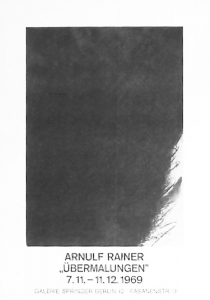 Rainer, Arnulf - 1969 - Galerie Springer, Berlin