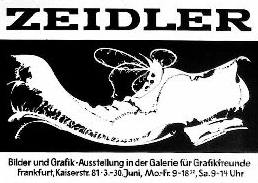 Zeidler, Hans-Joachim - o.J. - Galerie für Graphikfreunde Frankfurt