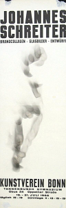 Schreiter, Johannes - 1966 - Kunstverein Bonn (Brandcollagen, Glasbilder, Entwürfe)