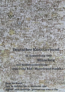 Hoehme, Gerhard - 1960 - (Deutscher Künstlerbund) Haus der Kunst München