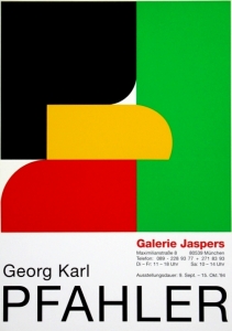 Pfahler, Georg Karl - 1994 - Galerie Jaspers München