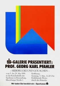 Pfahler, Georg Karl - 1991 - Sparkasse Ravensburg