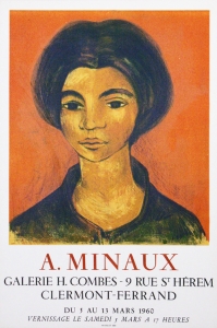 Minaux, André - 1960 - Galerie Combes Clermont-Ferrand