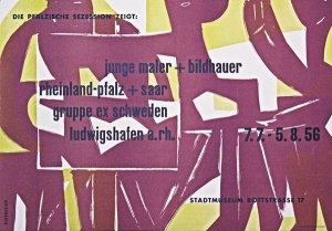 Grieshaber, HAP - 1956 - Ludwigshafen (junge maler + bildhauer)