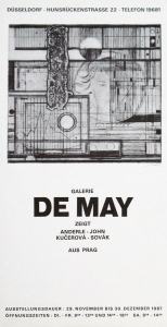 Sovák, Pravoslav - 1967 - Düsseldorf (Galerie de May)
