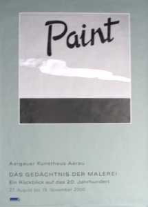 Kounellis, Jannis - 2000 - Aargauer Kunsthaus Aarau (Das Gedächtnis der Malerei - Paint)
