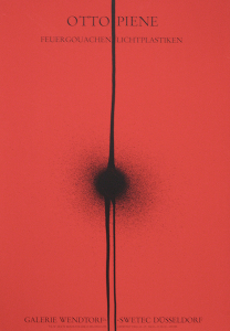 Piene, Otto - 1972 - Galerie Wendtorf-Swetec Düsseldorf (Feuergouachen und Lichtplastiken)