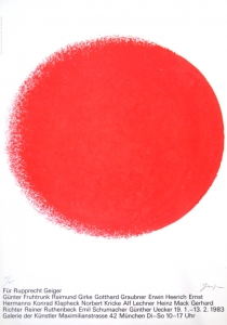 Geiger, Rupprecht - 1983 - Galerie der Künstler München