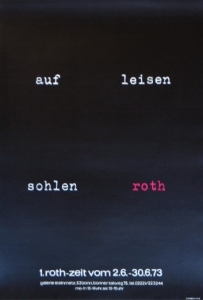 Roth, Dieter - 1973 - Galerie Steinmetz Bonn