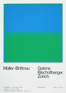 Müller-Brittnau, Willi - 1968 - Galerie Bischofberger Zürich