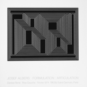 Albers, Josef - 1974 - Galerie Denise René Paris (Formulation: Articulation)