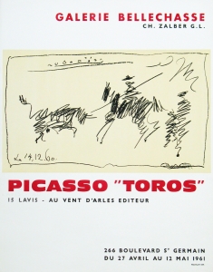 Picasso, Pablo - 1961 - Galerie Bellechasse (Toros)