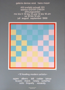 Bill, Max - 1968 - Galerie René Mayer Krefeld (12 leading modern artists)
