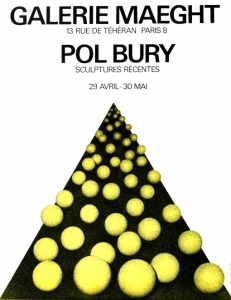 Bury, Pol - 1972 - Galerie Maeght