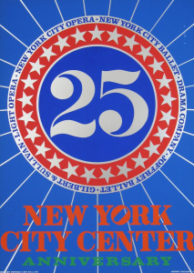 Indiana, Robert - 1968 - 25 NY City Center Anniversary