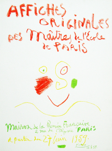 Picasso, Pablo - 1959 -  Maison de la Pensée Francaise (Affiches originales)