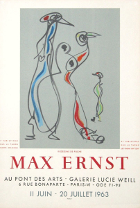 Ernst, Max - 1963 - Galerie Lucie Weill Paris (Les chiens ont soif)
