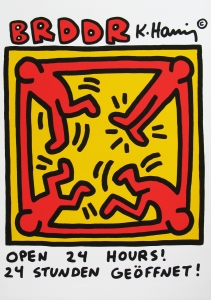 Haring, Keith - 1989 - BRDDR / Open 24 Hours! 24 Stunden Geöffnet!
