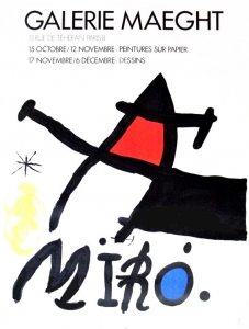 Miró, Joan - 1971 - Galerie Maeght (Peintures sur papier)