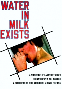 Weiner, Lawrence - 2008 - Water in Milk Exists