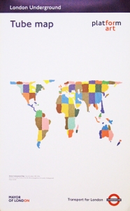 Shonibare, Yinka - 2006 - London Underground (Global Underground Map / Platform for Art )