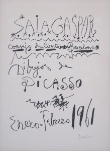 Picasso, Pablo - 1961 - (Dibujos de Picasso) Sala Gaspar Barcelona