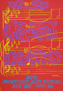 Haring, Keith / Warhol, Andy - 1986 - Jazz Festival Montreux