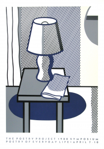 Lichtenstein, Roy - 1988 - The Poetry Project Symposium (Still Life with Table Lamp)