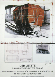 Christo (Javacheff) - 1988 - Mönchehaus Goslar (Förderwagen / Package on a hunt)