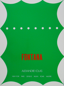 Fontana, Lucio - 1967 - Galerie Iolas