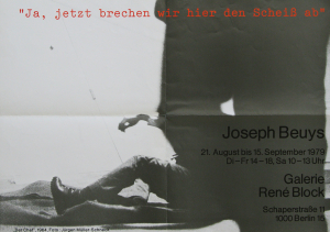 Beuys, Joseph - 1979 - Galerie René Block (Ja, jetzt brechen wir hier den Scheiß ab)