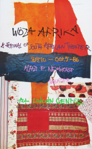 Rauschenberg, Robert - 1986 - Lincoln Center New York (WOZA - Festival of South African Theater)