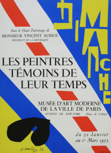 Matisse, Henri - 1953 - Musée dart moderne de la ville de Paris (Les peintres témoins de leur temps)