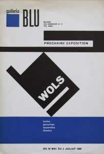 Wols - 1960 - Galleria Blu Milano