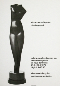 Archipenko, Alexander - 1970 - Galerie Verein München (Ausstellung der smithsonian institution)