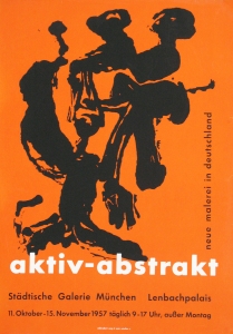 Platschek, Hans - 1957 - Städtische Galerie München (aktiv - abstrakt / neue malerei in deutschland)