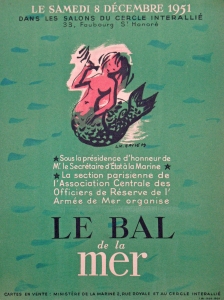 Bayle, Luc-Marie - 1951 - Les Salons du Cercle Interallié Paris (LE BAL DE LA MER)