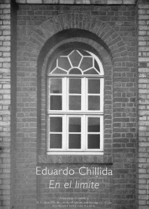 Chillida, Eduardo - 1995 - Synagoge Stommeln (En el limite / Plakat und Katalog)