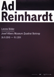 Reinhardt, Ad - 2010 - Josef Albers Museum Quadrat Bottrop