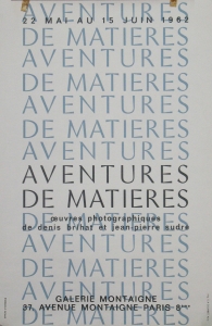 Brihat, Denis - 1962 - Galerie Montaigne Paris