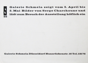 Charchoune, Serge - 1963 - Galerie Schmela Düsseldorf
