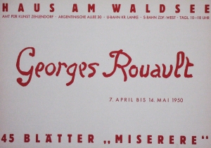 Rouault, Georges - 1950 - Berlin (Haus am Waldsee)