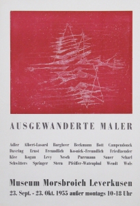 Anonym - 1955 - Museum Morsbroich Leverkusen (Ausgewanderte Maler)
