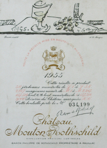 Braque, Georges - 1955 - Chateau Mouton Rothschild (Etikett)