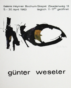 Weseler, Günter - 1963 - Galerie Heymer Bochum